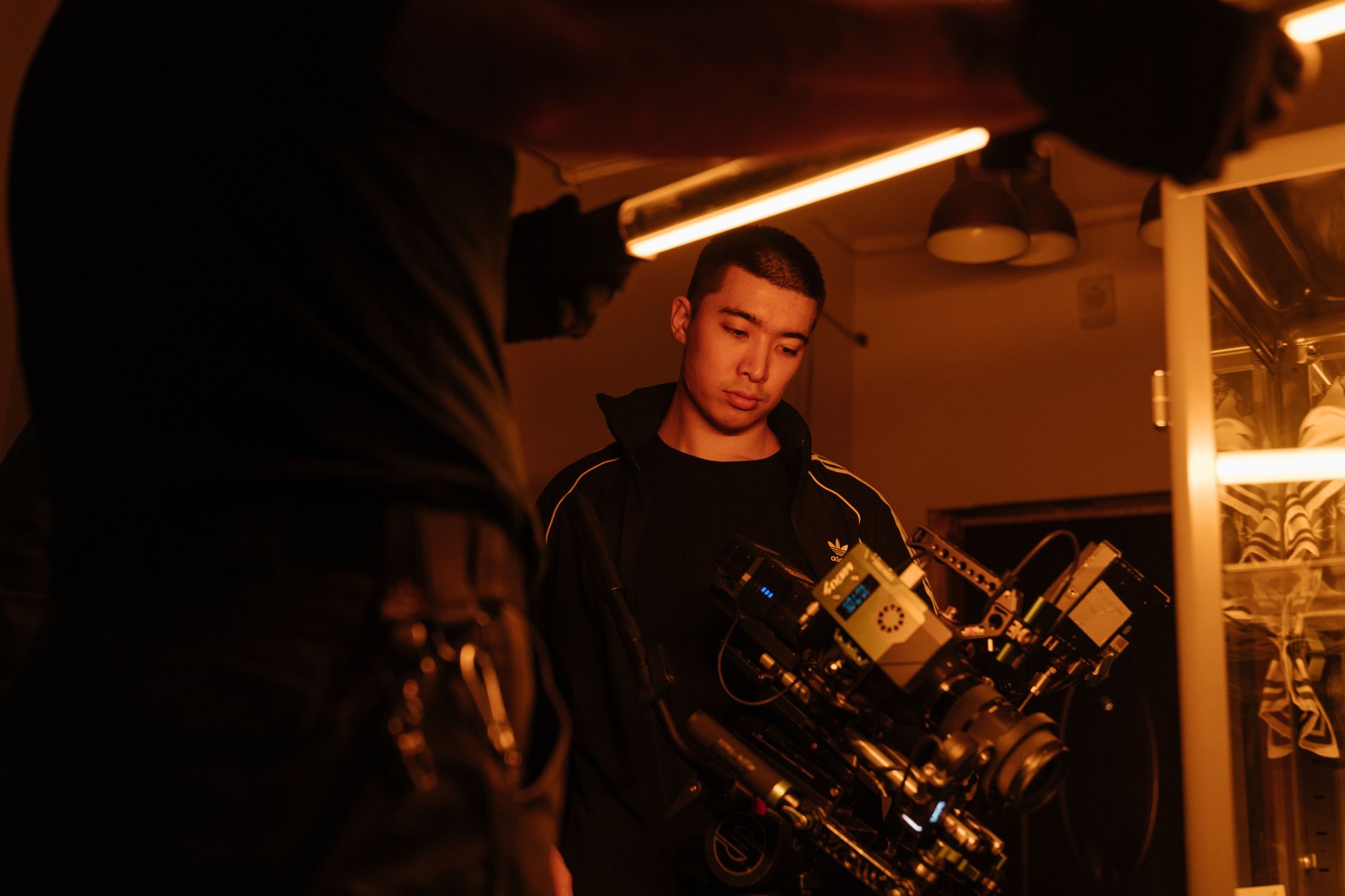 Beautiful cinematic light reflections